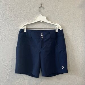 All By Joyfit Women’s Size 8 Navy Blue Stretch Shorts